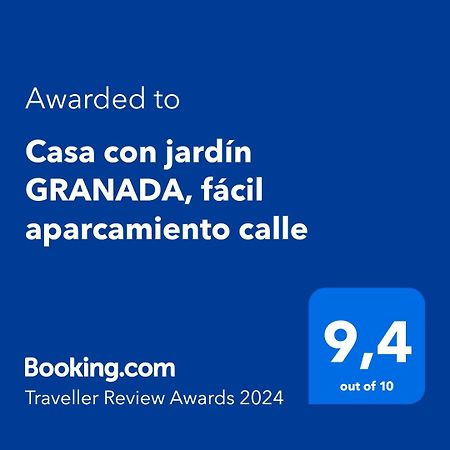 Casa En Granada Con Hermoso Jardin, Parking Calle Екстериор снимка